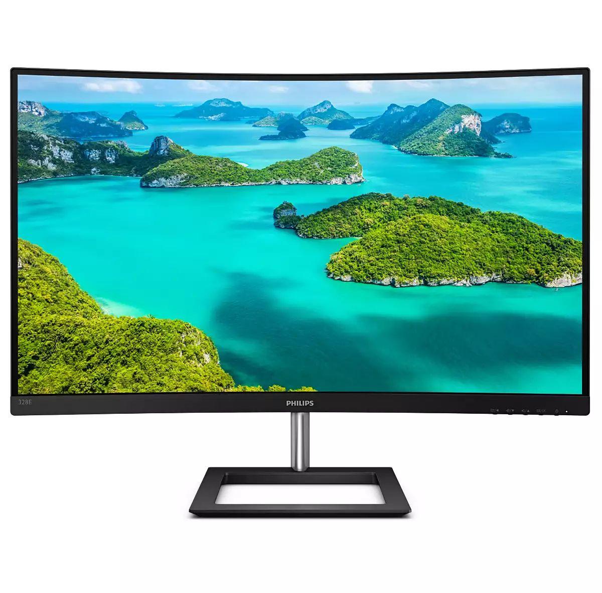 Monitor PHILIPS E Line 328E1CA/00 (31,5" - VA - 60 Hz - Preto)