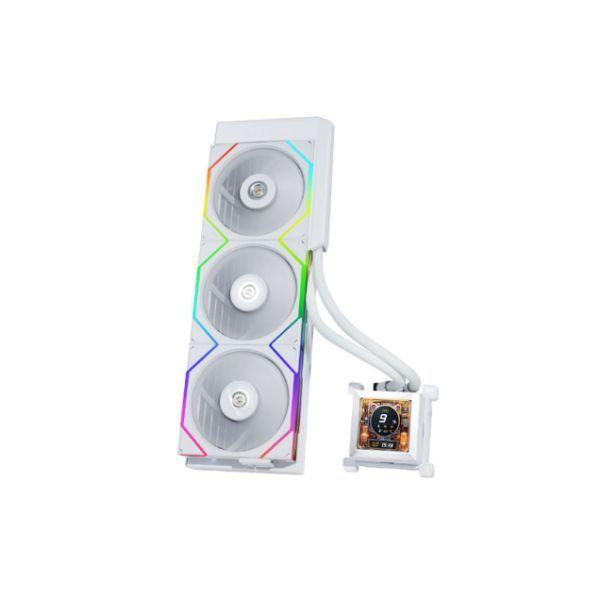 Sistema de Refrigeração Líquida AIO LIAN LI Hydroshift II LCD-C 360TL (LGA 1851, AM5, AM4, LGA 1700 - 120 mm - 2600 RPM - Branco) — miniatura 3