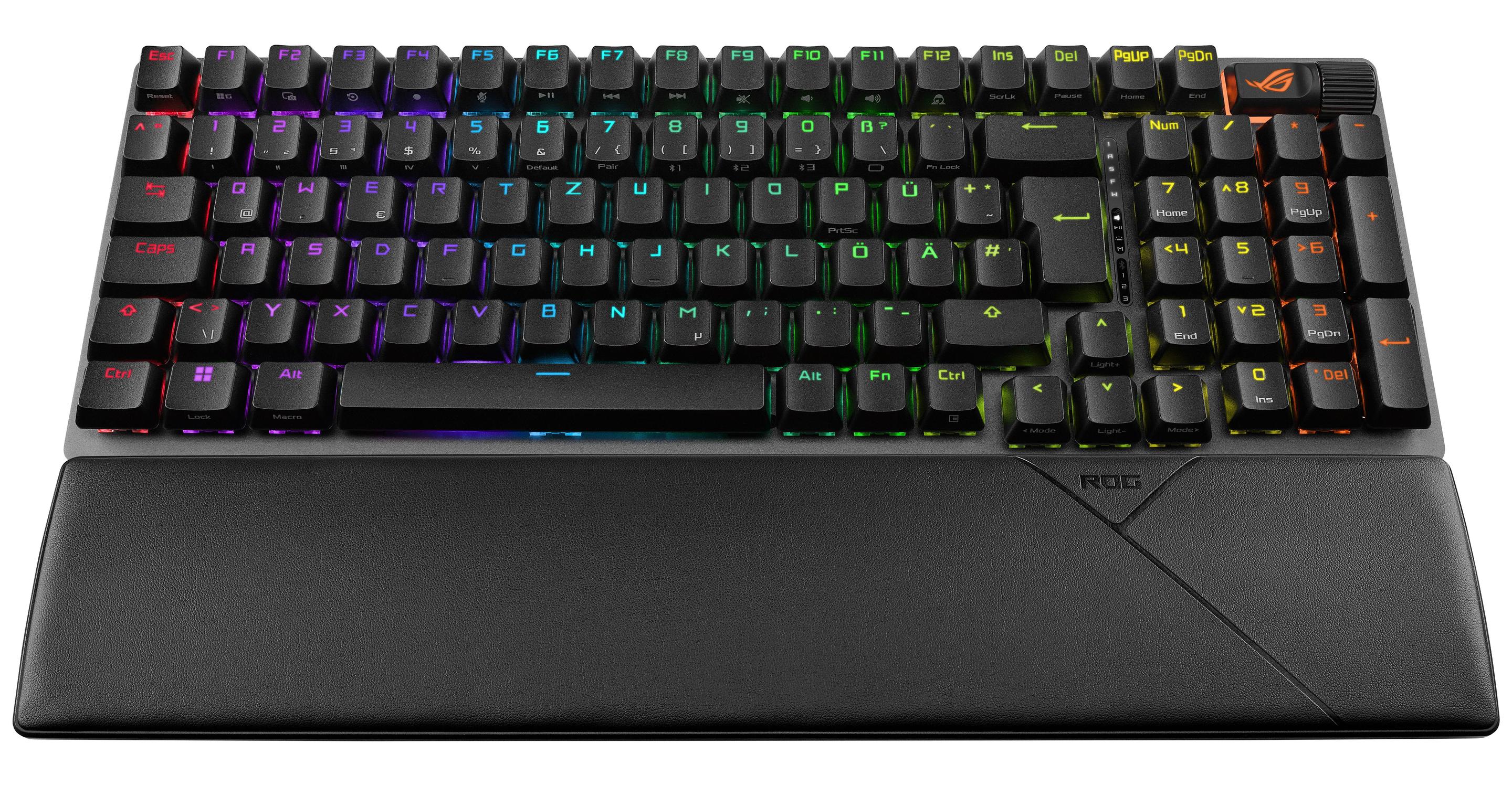 Teclado ASUS ROG Strix Scope II 96 Wireless (Alemão - Interruptor de chave mecânico - 96% - Preto), miniatura 3