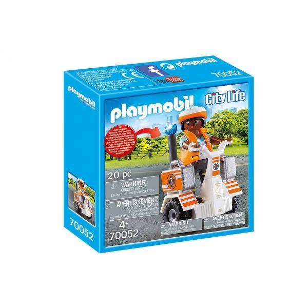 Conjunto de Brinquedo PLAYMOBIL 70052 Segway de Resgate (4 anos - Multicor), miniatura 2
