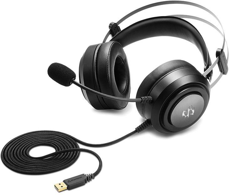 Headset Gaming SHARKOON SKILLER SGH30 (Binaural - Com fios - Circum-aural - Preto), miniatura 3