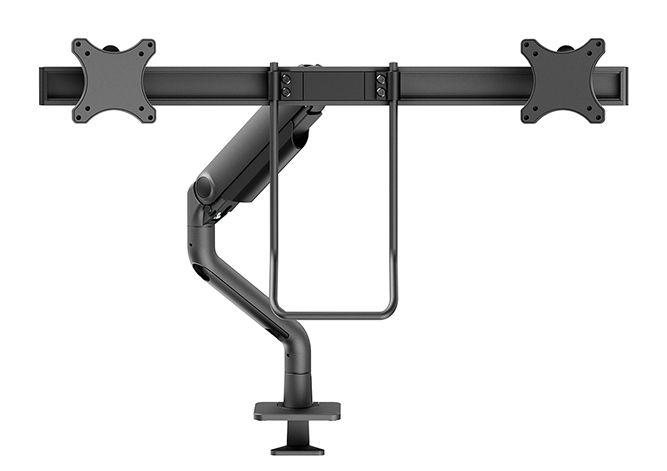 Suporte de Monitor de Secretária Duplo NEOMOUNTS DS75S-950BL2 (17–32" - 2 Monitores - 8 kg por Monitor - Preto), miniatura 2