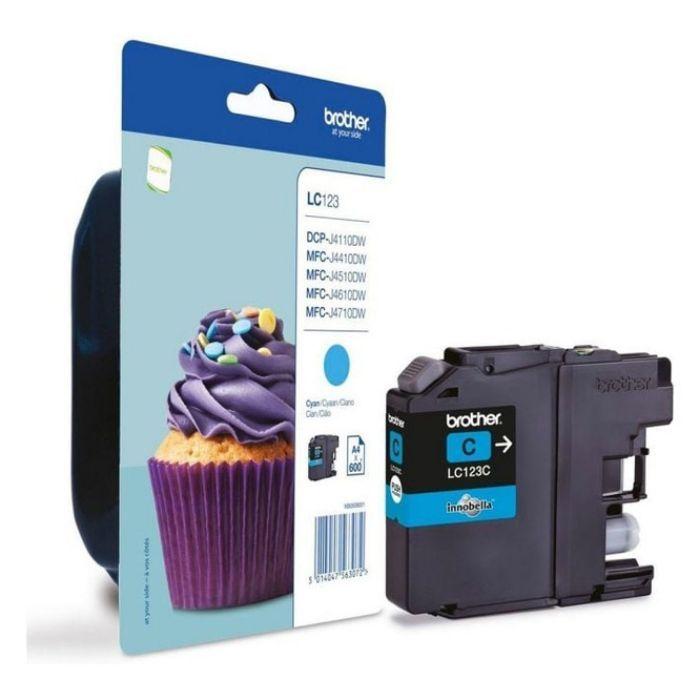 Tinteiro BROTHER LC123CBP (600 páginas - Ciano) — miniatura 3