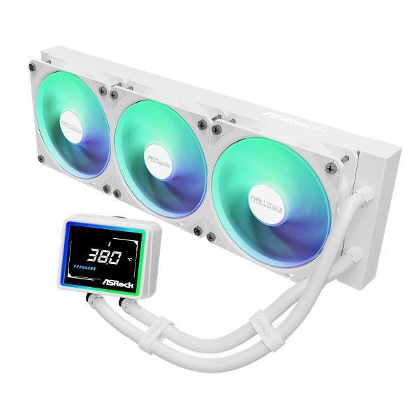 Sistema de Arrefecimento Líquido ASROCK Challenger 360 Digital ARGB (Âmbar, Azul, Verde, Vermelho - Branco) — miniatura 2