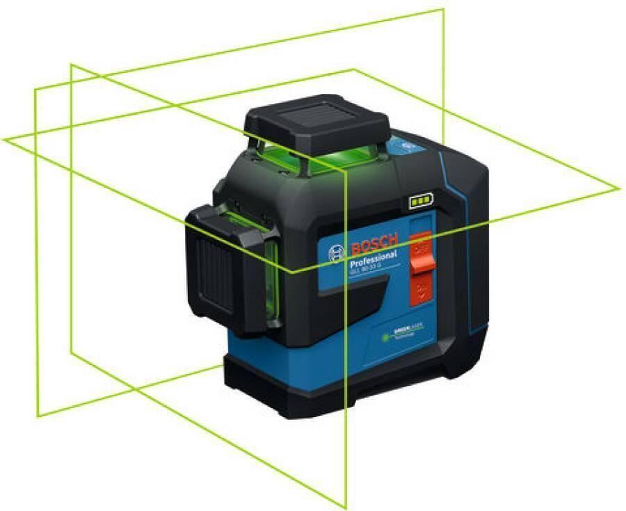 Nível Laser de Linhas BOSCH GLL 80-33 G (Preto e Verde)