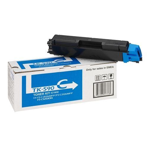 Toner KYOCERA TK-590C (5000 páginas - Ciano), miniatura 4