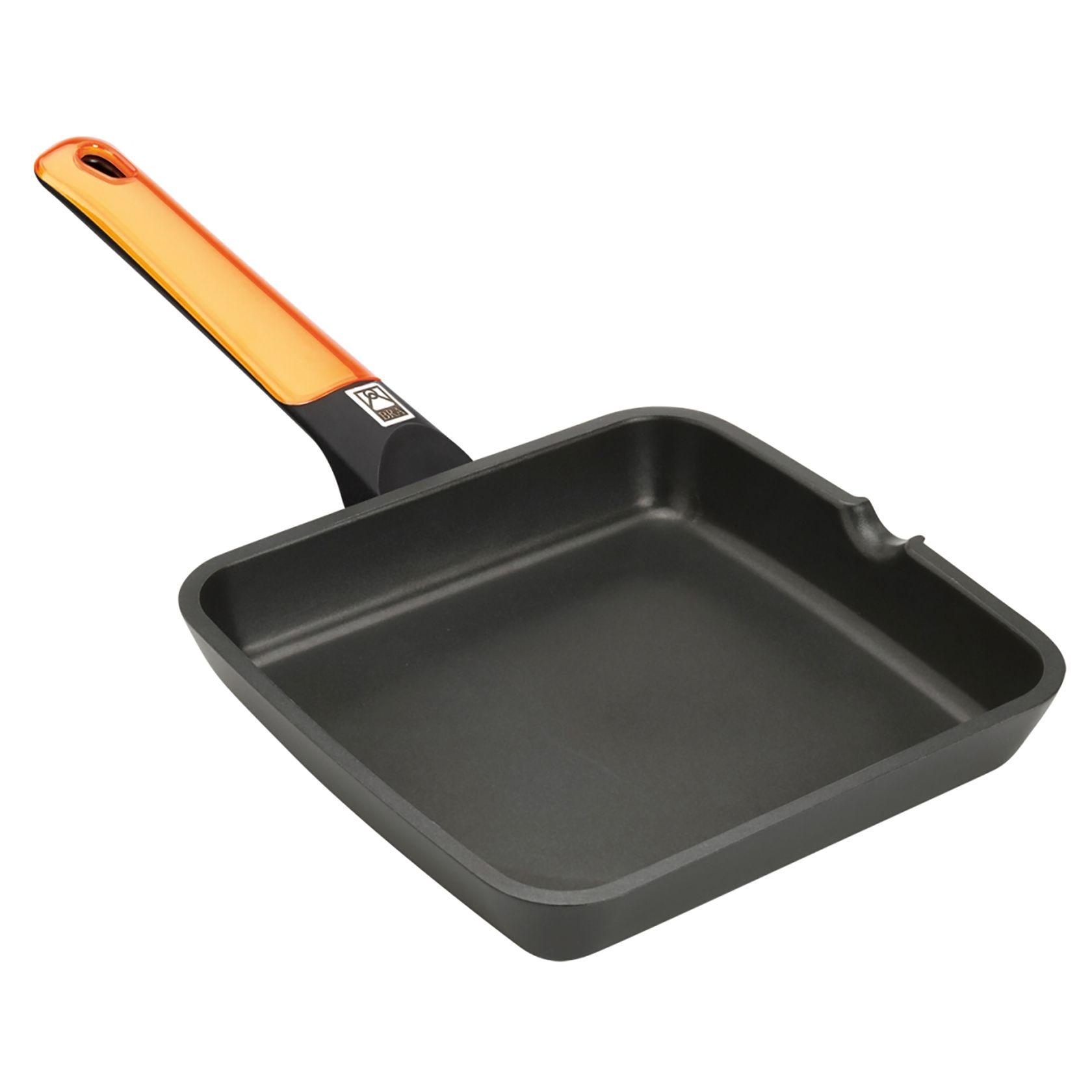 Frigideira Grelhadora BRA G278376O (Alumínio fundido - Preto e Laranja)