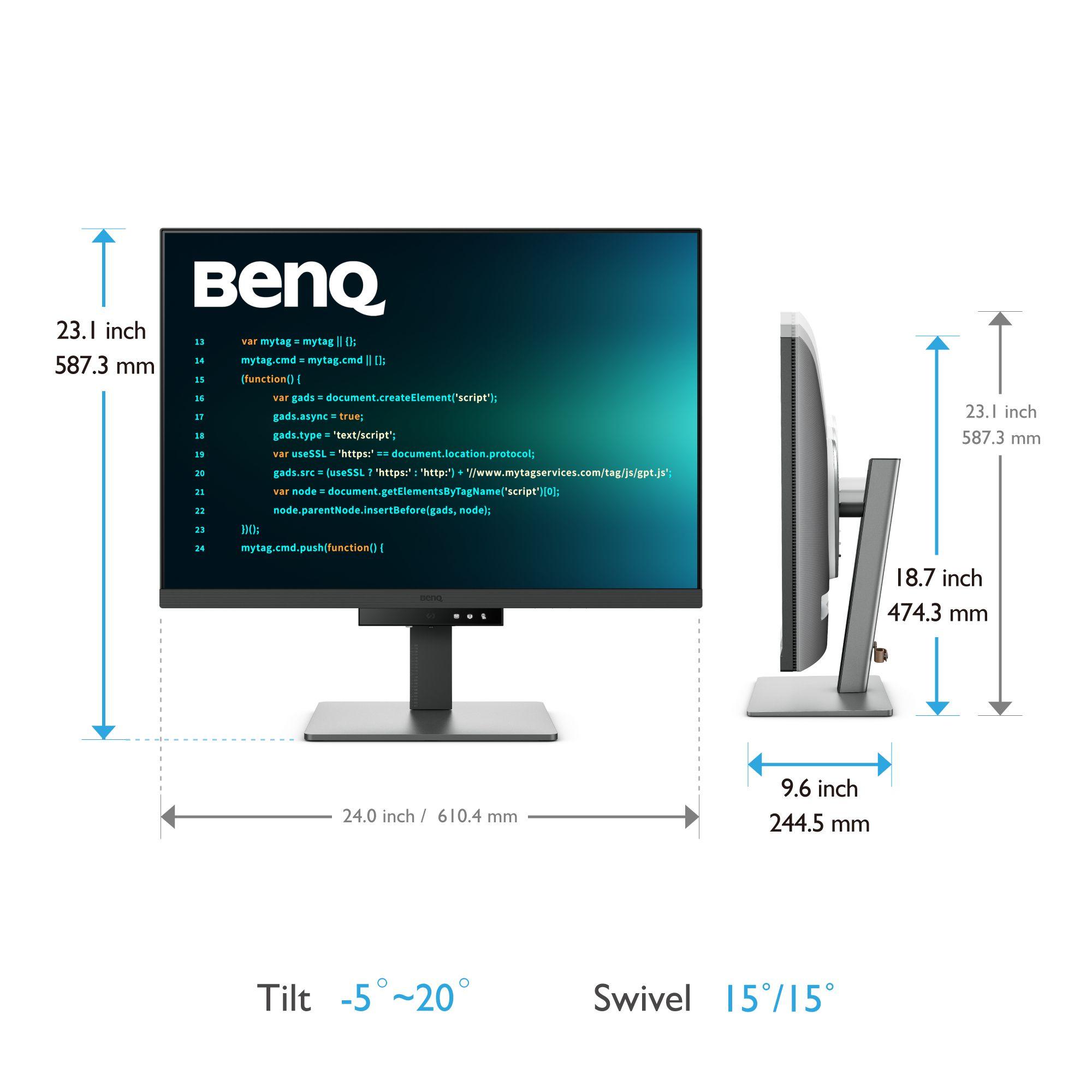 Monitor BENQ RD280U (28,2" - IPS - 60 Hz - Preto) — miniatura 5