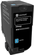 Toner LEXMARK 74C2SC0 (7000 páginas - Ciano)
