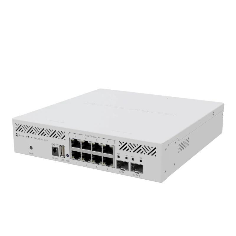Switch MIKROTIK CRS310-8G+2S+IN (100/1000/2500 Mbps - L3 - 2.5G Ethernet - Branco), miniatura 2