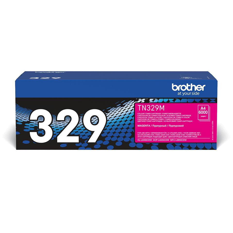 Toner BROTHER TN-329M (6000 páginas - Magenta)
