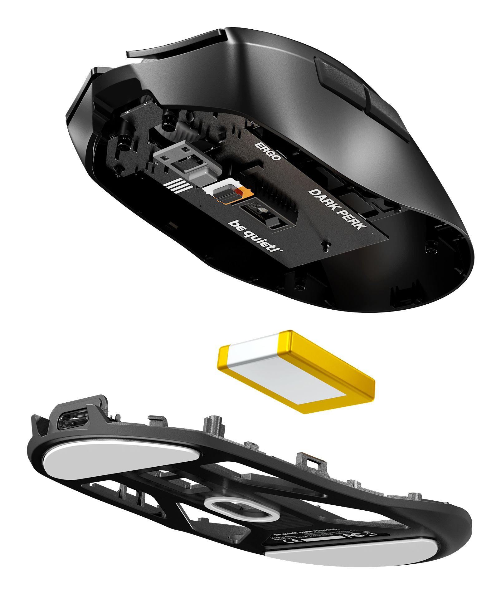 Rato Gaming BE QUIET! Dark Perk Ergo (Mão direita - 32000 DPI - Ótico - Preto), miniatura 6