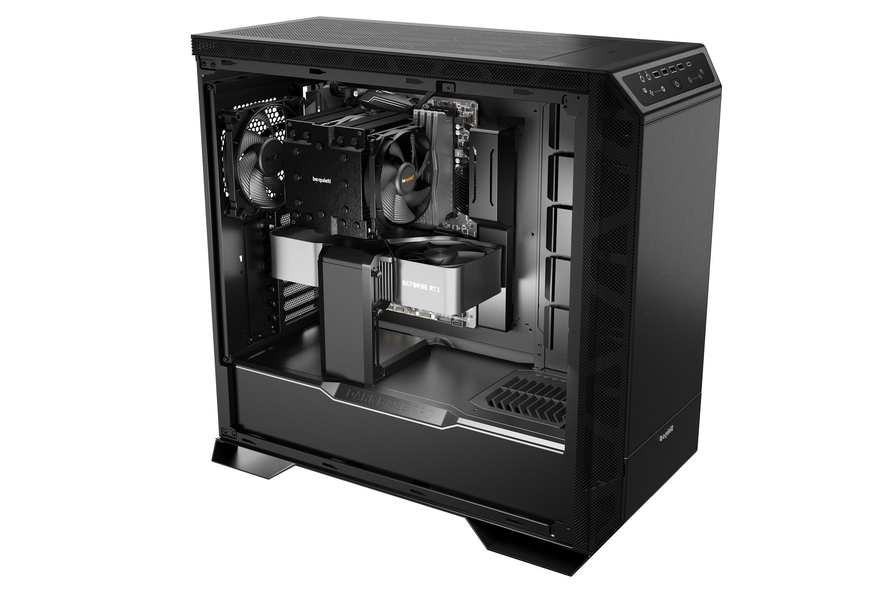 Caixa PC BE QUIET! DARK BASE PRO 901 (Full Tower - Alumínio, Vidro, Aço - 19 cm - Preto) — miniatura 10