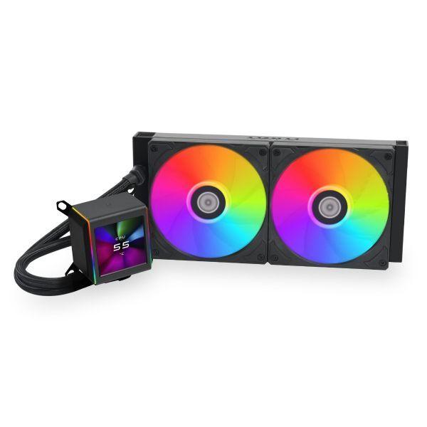 Sistema de Refrigeração Líquida para CPU LIAN LI GALAHAD II LCD 280 (140 mm - 2100 RPM - Multi - Branco), miniatura 2