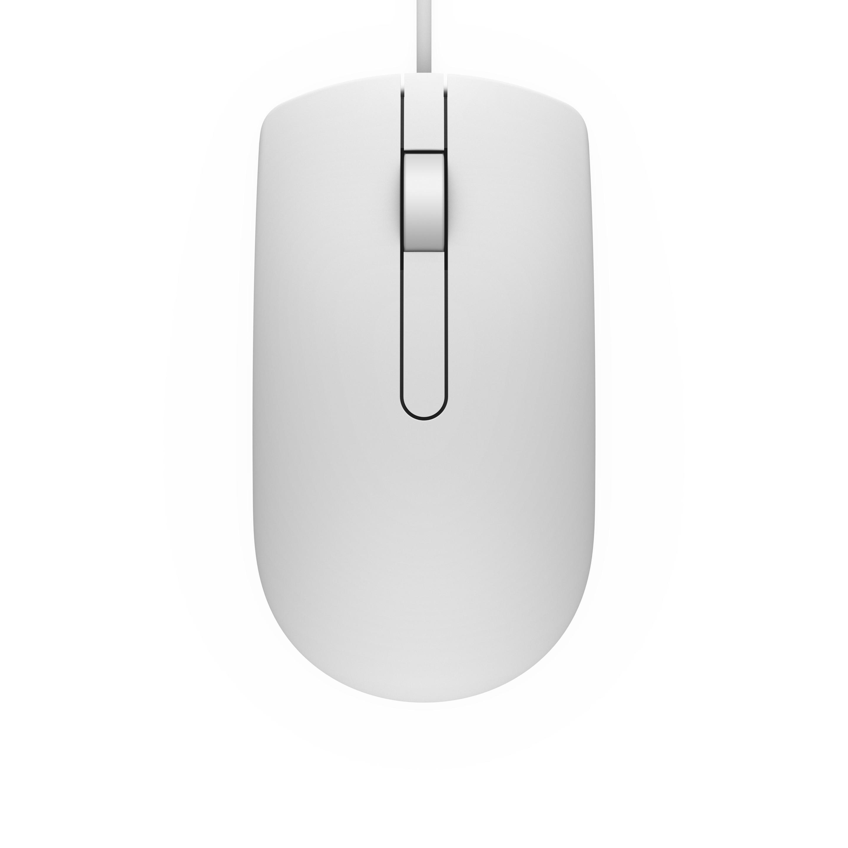 Rato DELL MS116 (Ambidestro - 1000 DPI - Ótico - Branco), miniatura 3
