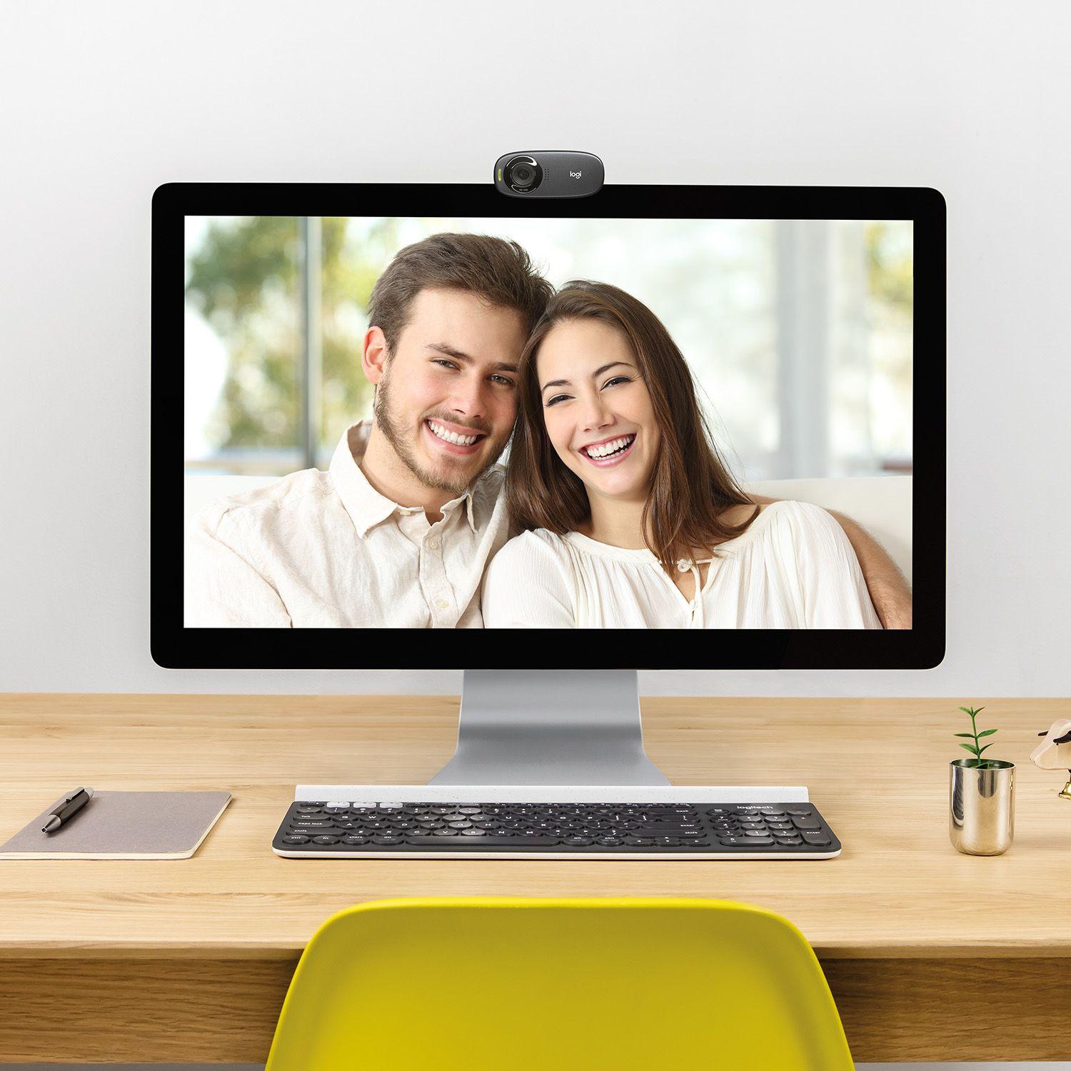 Câmara Web LOGITECH C310 HD (5 MP - 30 fps - 1280 x 720 pixels - Preto) — miniatura 2