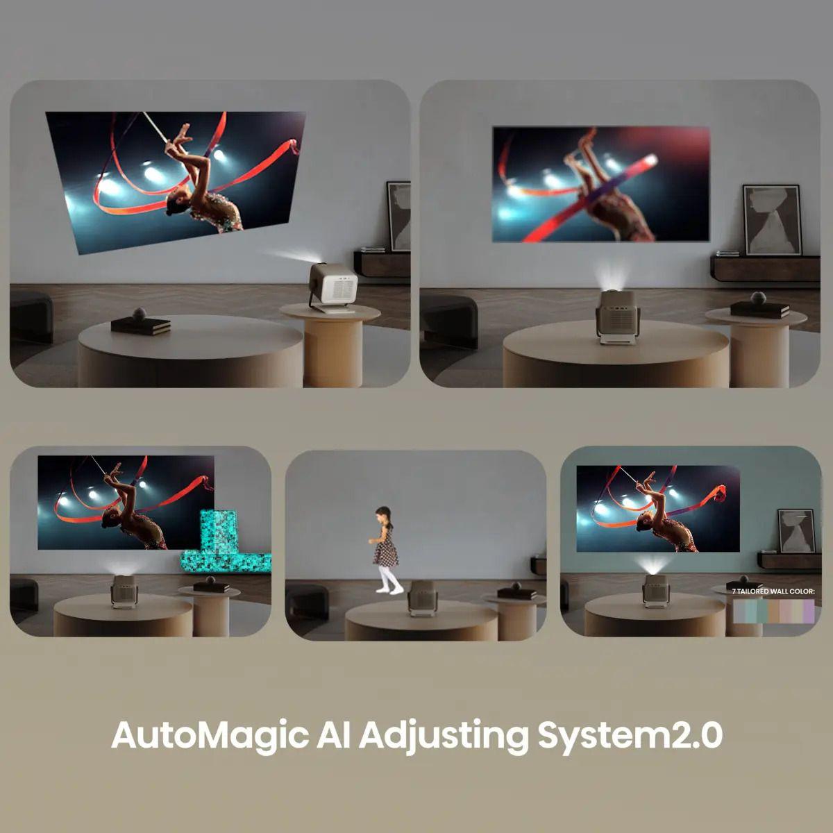 Projetor Laser HISENSE M2PRO (DLP - UHD 4K - 1300 lúmenes - até 200" - Cinzento Titanium) — miniatura 7
