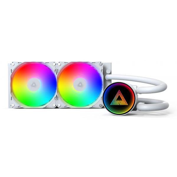 Sistema de Arrefecimento Líquido para CPU MONTECH LightFlow ARGB 240 (LGA 1700, LGA 1851, AM4, AM5 - 120 mm - 2200 RPM - Branco) — miniatura 2