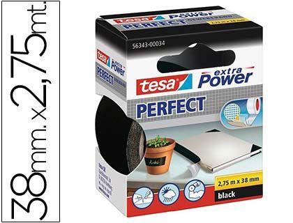 Fita Adesiva de Tecido TESA Extra Power Perfect 56341 (Preto), miniatura 2