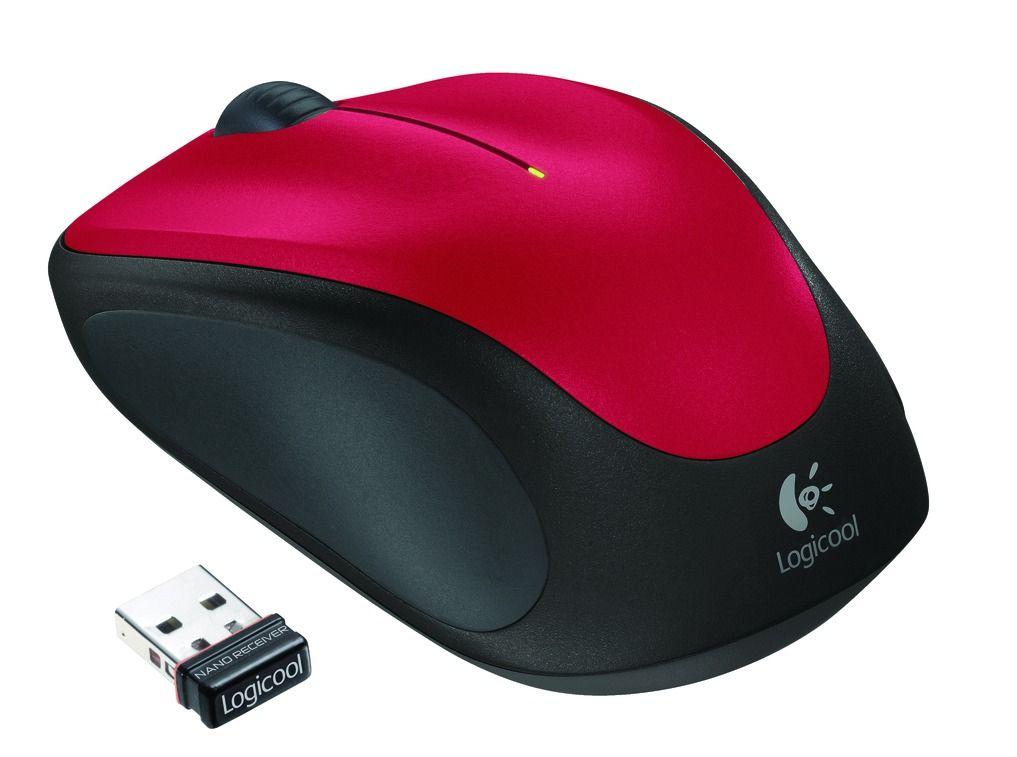 Rato LOGITECH M235 (Ambidestro - 1000 DPI - Óptico - Vermelho) — miniatura 3
