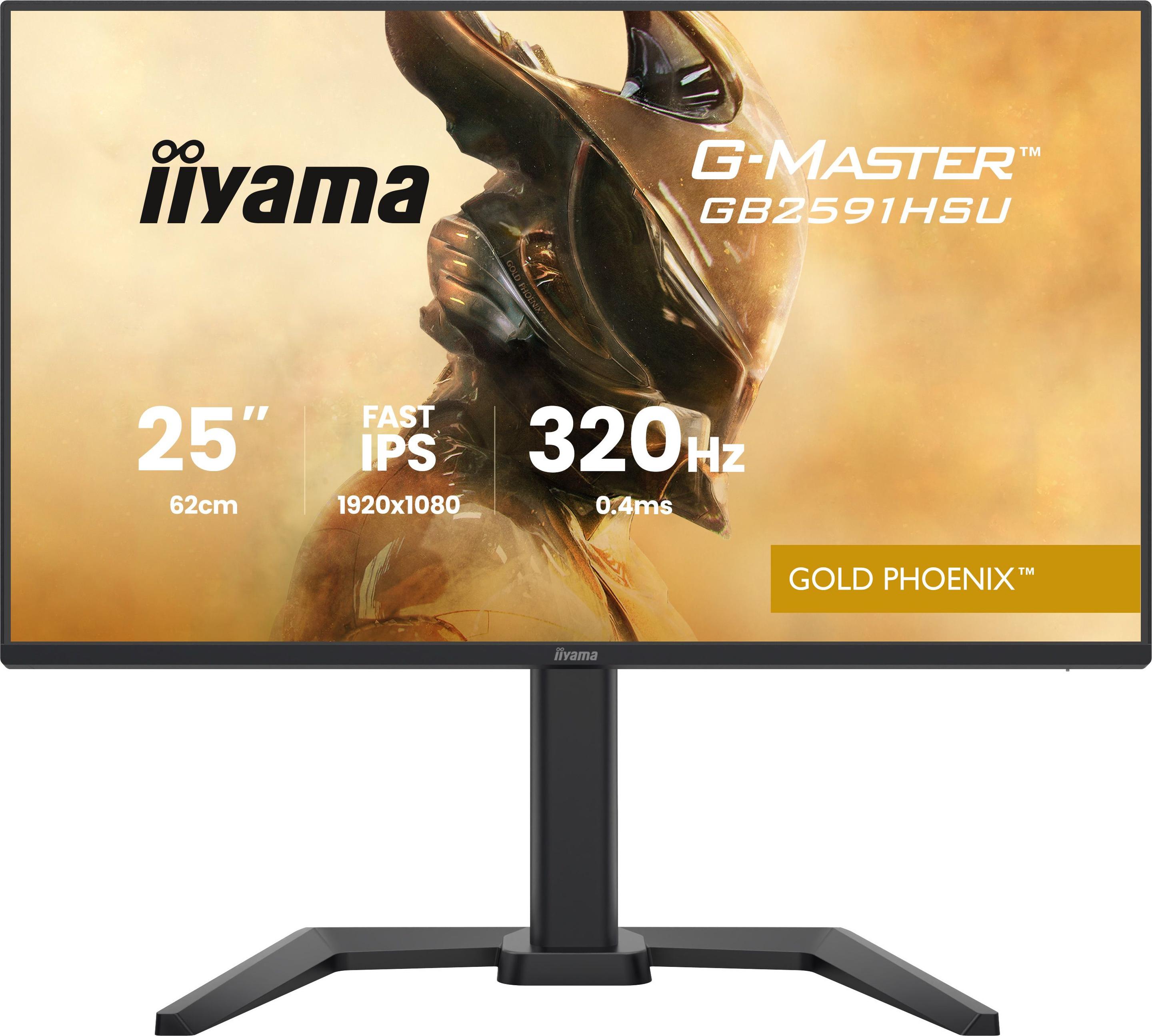 Monitor IIYAMA G-MASTER GB2591HSU-B1 (24,5" - Fast IPS - 320 Hz - Preto)