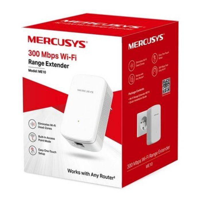 Repetidor Wi-Fi MERCUSYS ME10 (300 Mbit/s - Single-band - 10/100Base-T - Branco) — miniatura 3