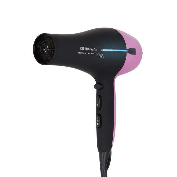 Secador de Cabelo ORBEGOZO SE 2320 (Preto e Rosa), miniatura 3