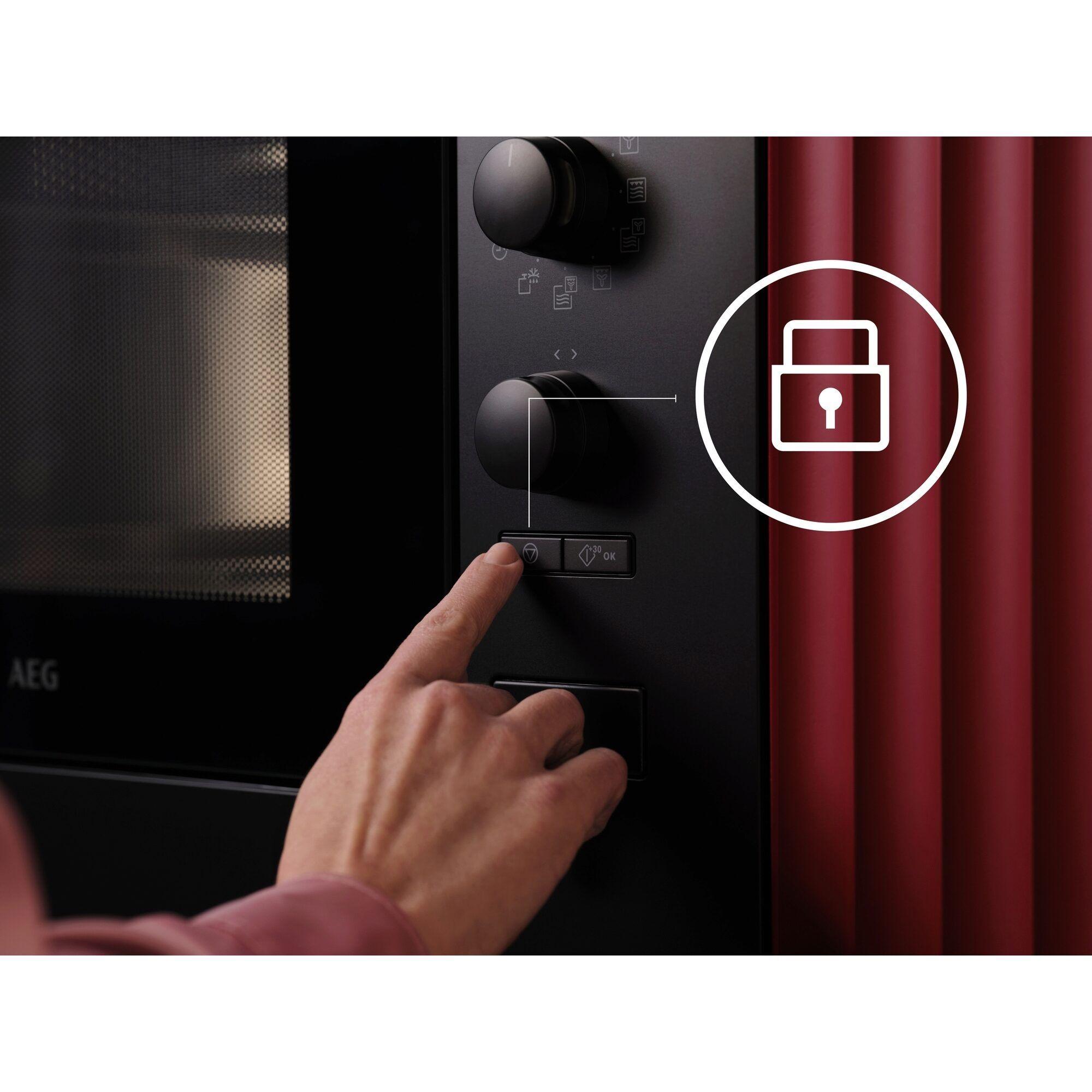 Micro-ondas Encastre AEG TMS5G25IEM (900 W - 1000 W - 25 l - Preto e Inox) — miniatura 5