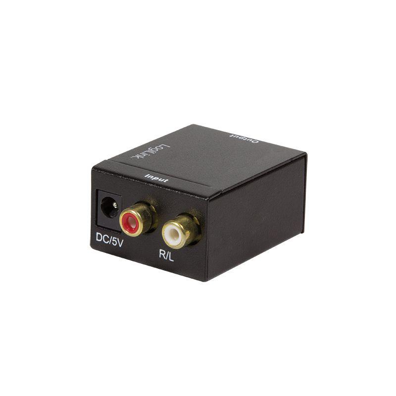 Conversor de Áudio Digital-Analógico LOGILINK CA0102 (Preto)