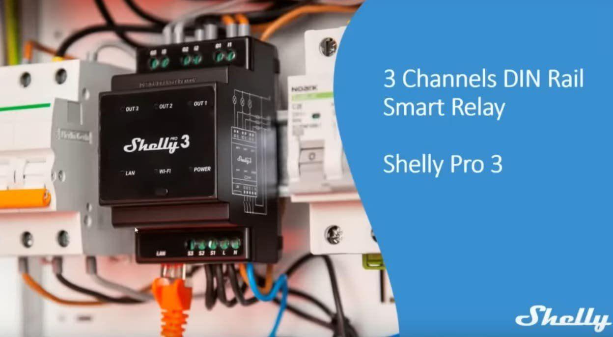 Relé Inteligente SHELLY Pro 3 (Preto) — miniatura 6