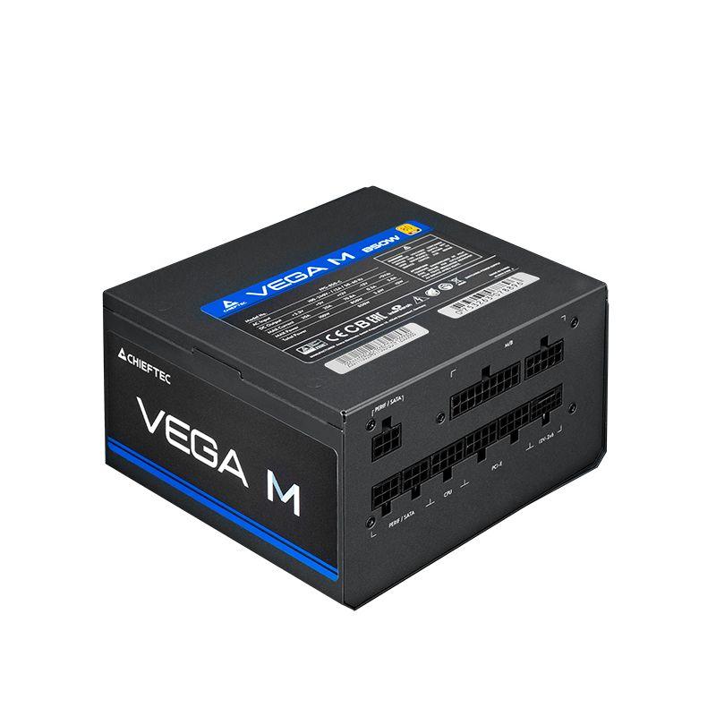 Fonte de Alimentação CHIEFTEC VEGA M PPG-1000-C (ATX - 1000 W - 80 PLUS Gold - Branco), miniatura 4