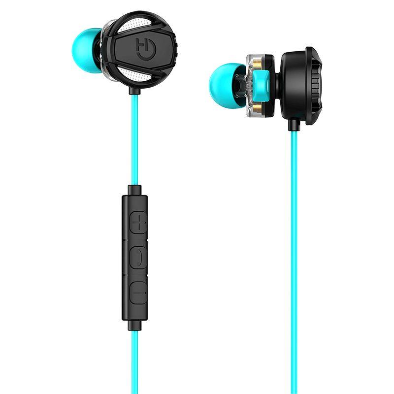 Auscultadores HIDITEC Taiko (Binaural - Com fios - Intra-aural - Preto e Turquesa), miniatura 5
