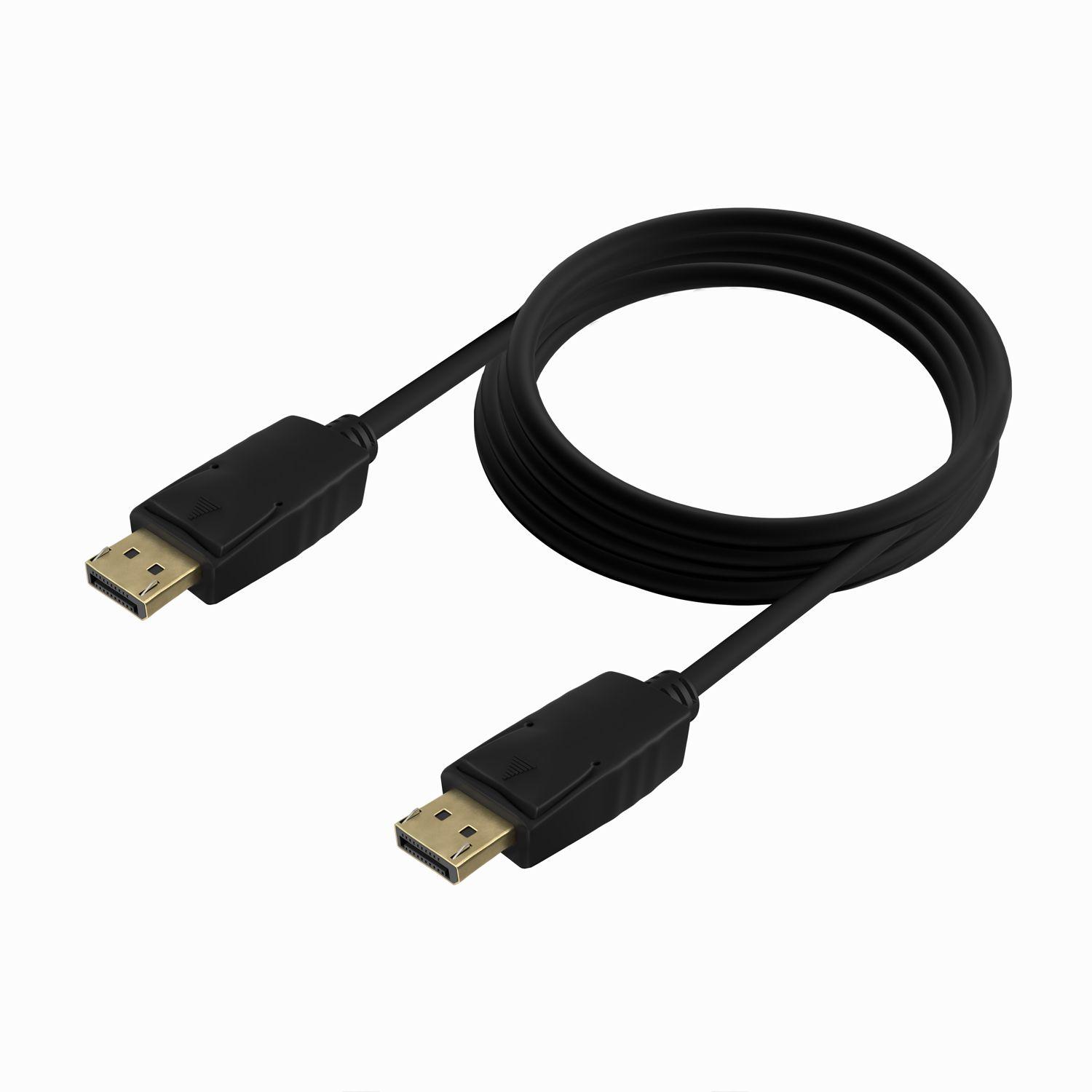 Cabo DisplayPort AISENS A124-0740 (2 m - 1.0, 1.1 e 1.2 - Preto) — miniatura 2