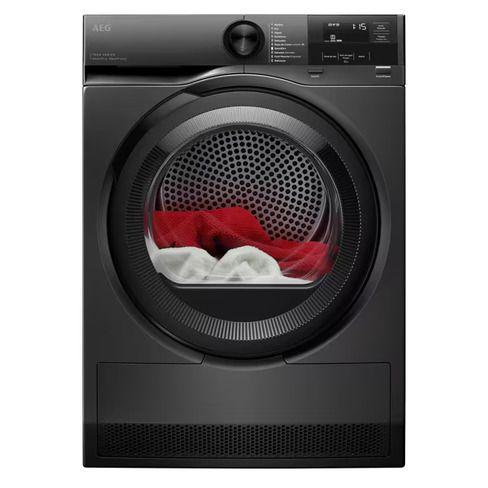 Máquina de Secar Roupa Independente AEG TO7G8ABOBR (8 kg - Bomba de calor - Direita - Preto)