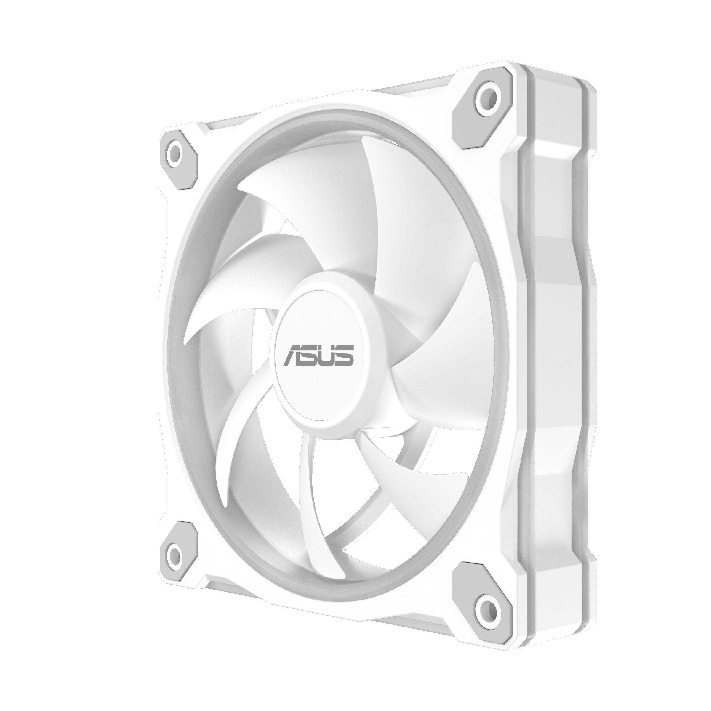 Conjunto de Ventoinhas para Caixa PC ASUS Prime MR120 ARGB White 3in1 (Branco) — miniatura 13