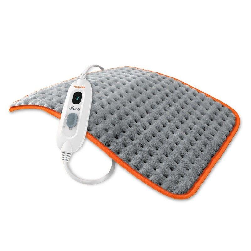 Almofada Térmica UFESA Flexy Heat Colors 2 (Microfibra - 45 x 35 cm - Cinzento e Laranja)