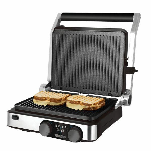 Grelhador Elétrico CECOTEC Rock'nGrill Dual (Preto/Inox)