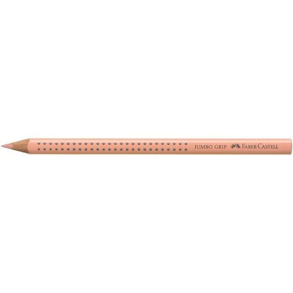 Lápis de Cor FABER-CASTELL Jumbo Grip (Madeira - Rosa)