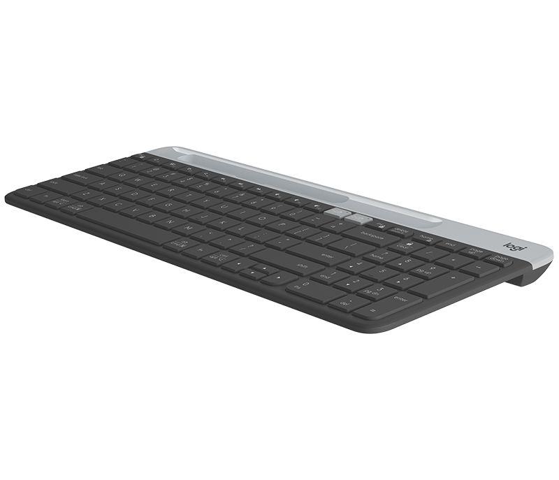 Teclado LOGITECH K580 (Nórdico - Tamanho completo - RF Wireless + Bluetooth - Grafite), miniatura 2