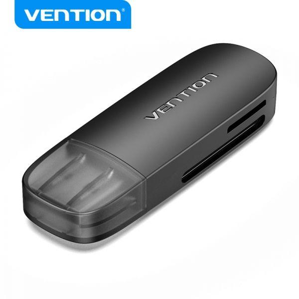 Leitor de Cartões VENTION CLFB0 (USB 3.2 Gen 1 - Preto) — miniatura 3