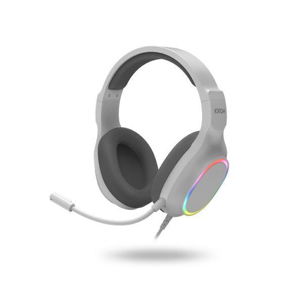 Conjunto Gaming 4 em 1 KROM Kenta (Inglês - Membrana - Direito - Branco) — miniatura 3