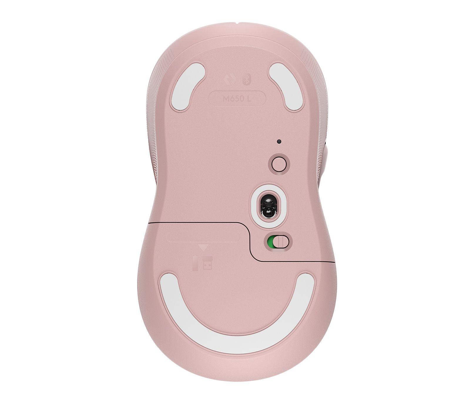 Rato LOGITECH Signature M650 L (Mão direita - 4000 DPI - Ótico - Rosa), miniatura 4