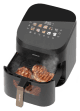 Fritadeira de Ar Quente CECOTEC Cecofry&Grill Smokin' 6500 (2200 W - 200 °C - 40 °C - Preto e Castanho)