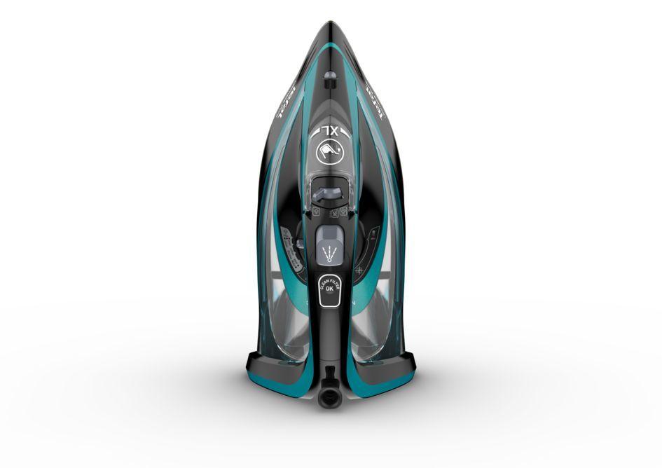 Ferro de Engomar a Vapor TEFAL FV9844E0 (3200 W - 0,35 l - Base Autoclean Durilium - Preto e Azul), miniatura 6