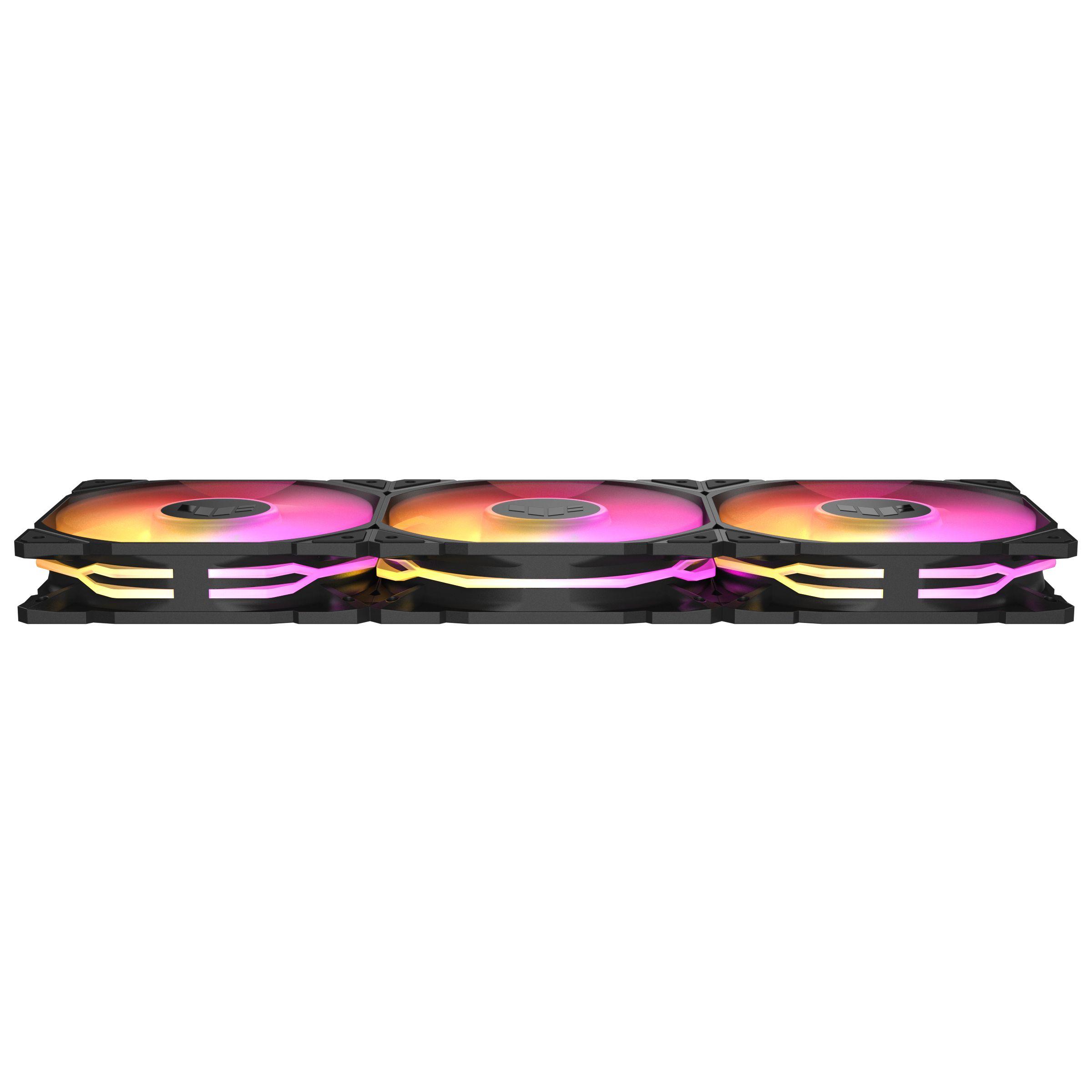 Ventoinhas para Caixa PC ASUS TUF Gaming TR120 ARGB 3IN1 (Preto) — miniatura 11