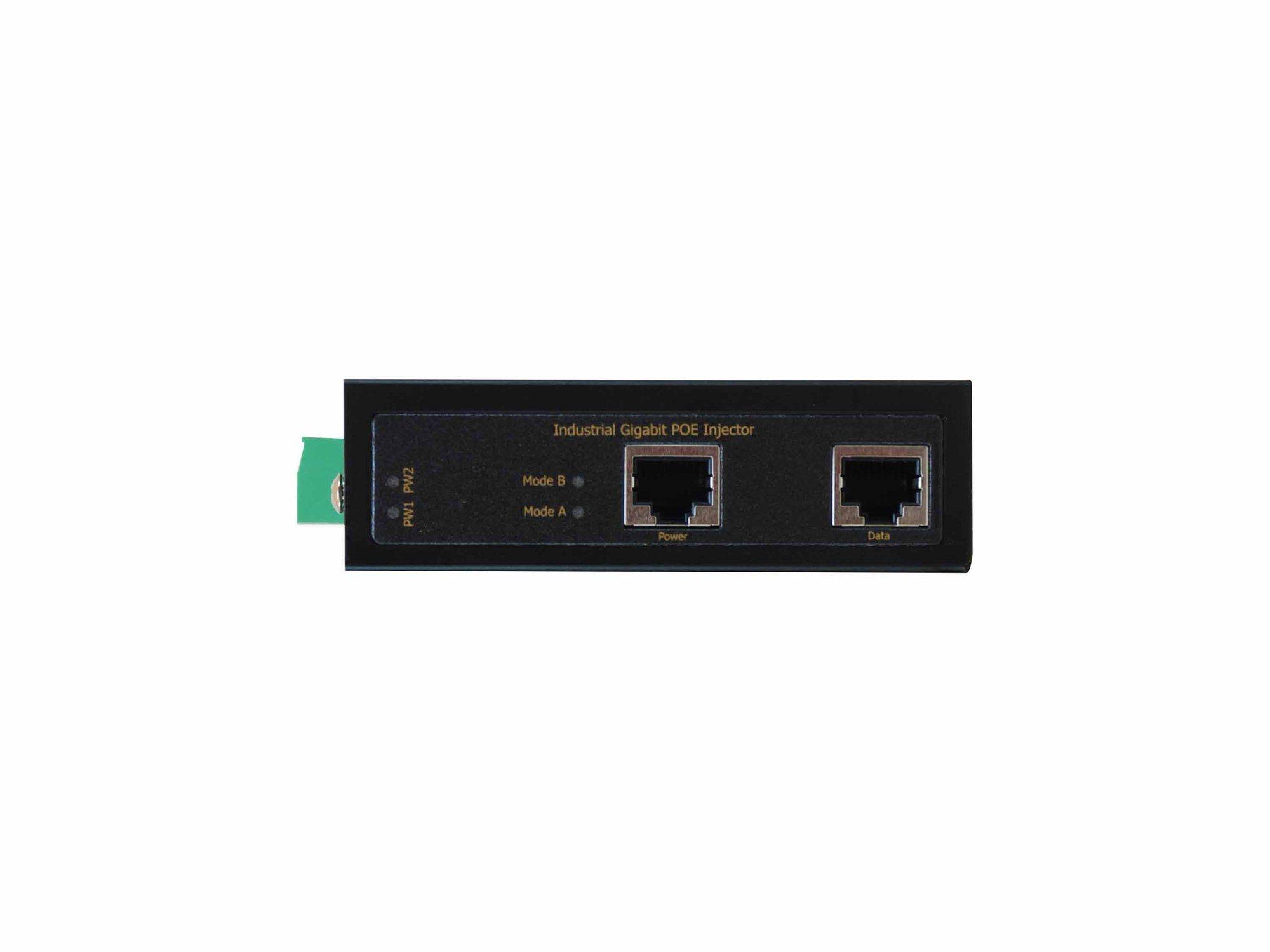 Injetor PoE Industrial LEVELONE IGP-0101 (Gigabit Ethernet - 10/100/1000 Mbit/s - Preto)