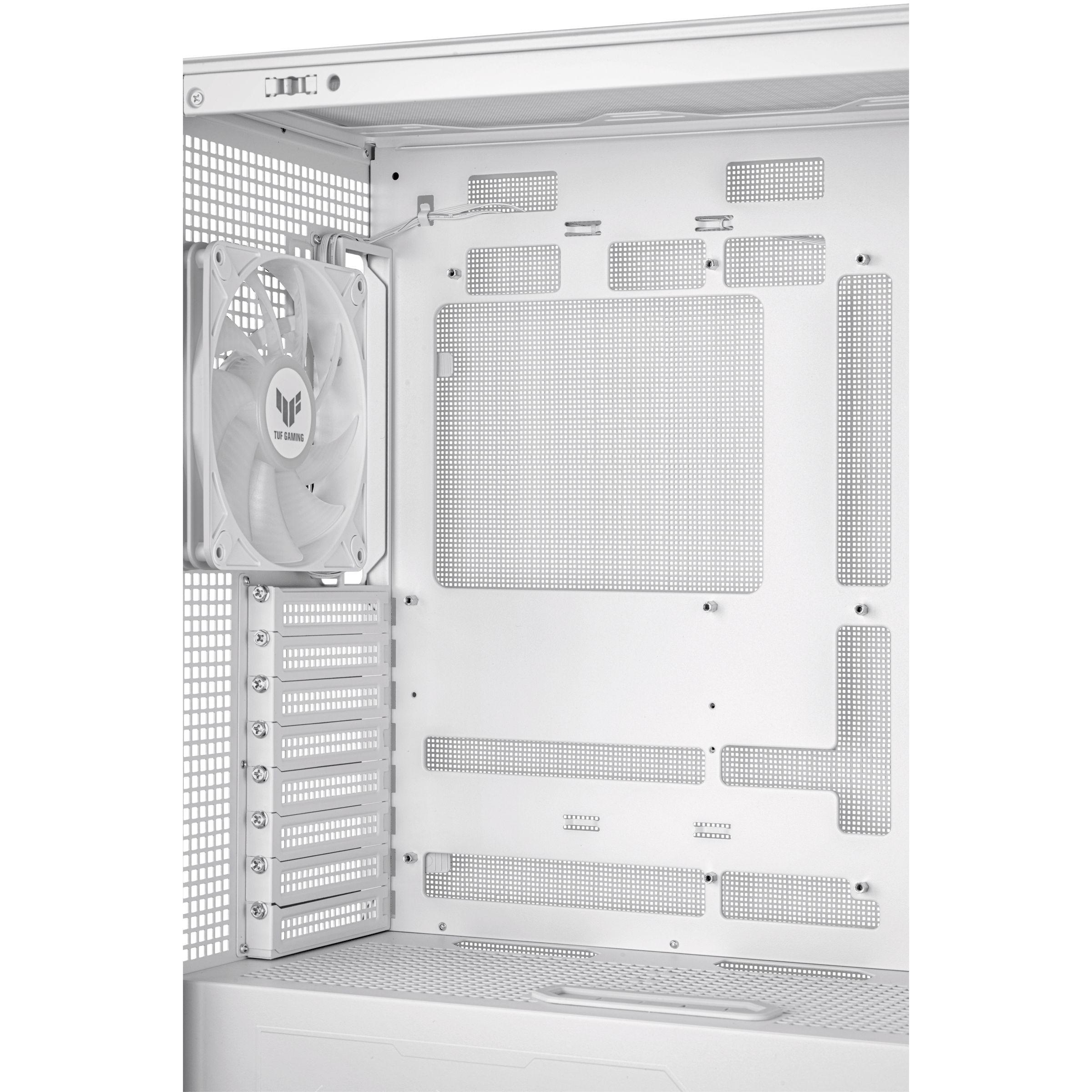 Caixa PC ASUS TUF Gaming GT302 ARGB (EATX, ATX, micro ATX, Mini-ITX - Midi Tower - 16,5 cm - Branco) — miniatura 15