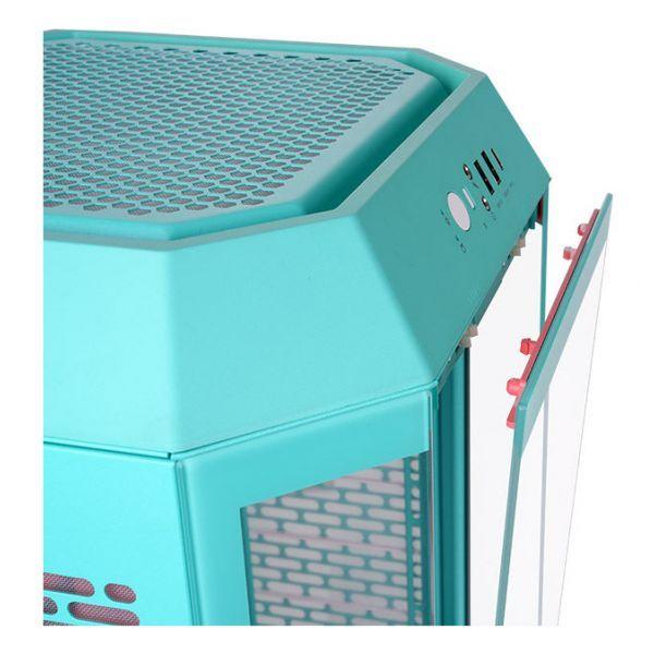 Caixa PC THERMALTAKE The Tower 250 (mini-ITX - Mini Tower - SPCC - Menta Morango) — miniatura 5