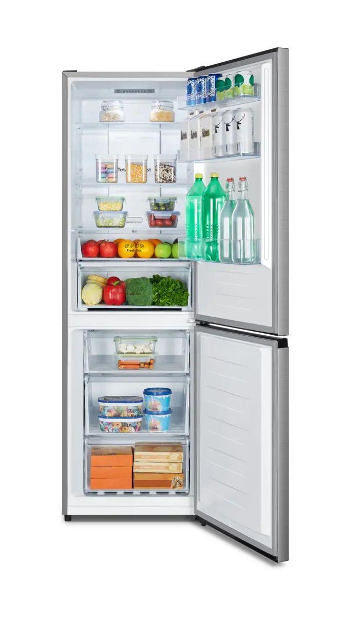 Frigorífico Combinado Independente HISENSE RB3N300NECA (304 L - 187,3x59,5x59 cm - 187 cm - Cinzento/Inox) — miniatura 3