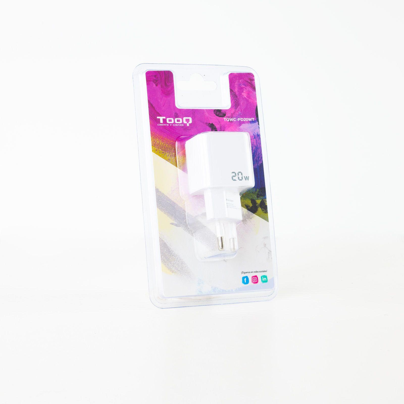 Carregador de Parede TOOQ TQWC-PD20WT (20 W - Branco), miniatura 6